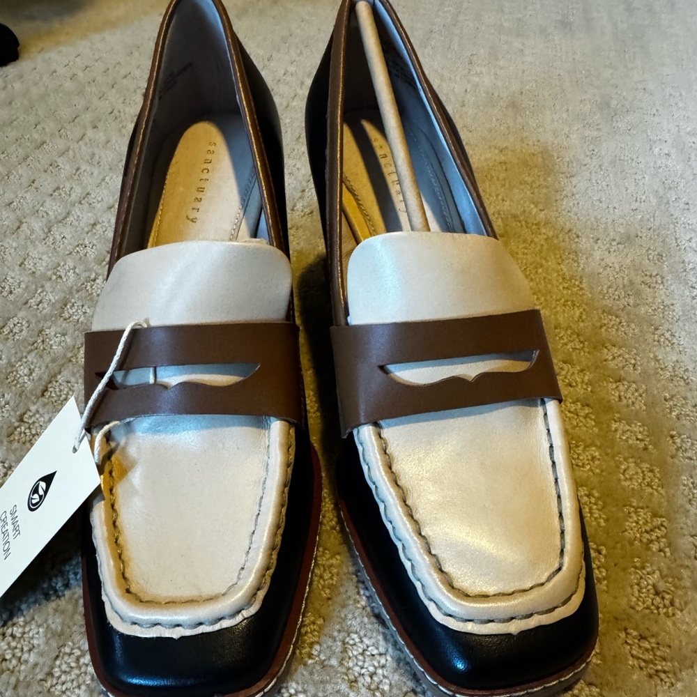 Sanctuary‎ Cadence Leather Wedge Loafer / New in Box / MSRP 4149 - Picture 4 of 8